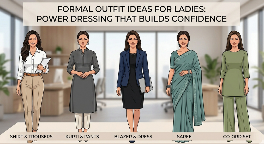 Formal Outfit Ideas for Ladies | Power Dressing for Confidence – Valerya