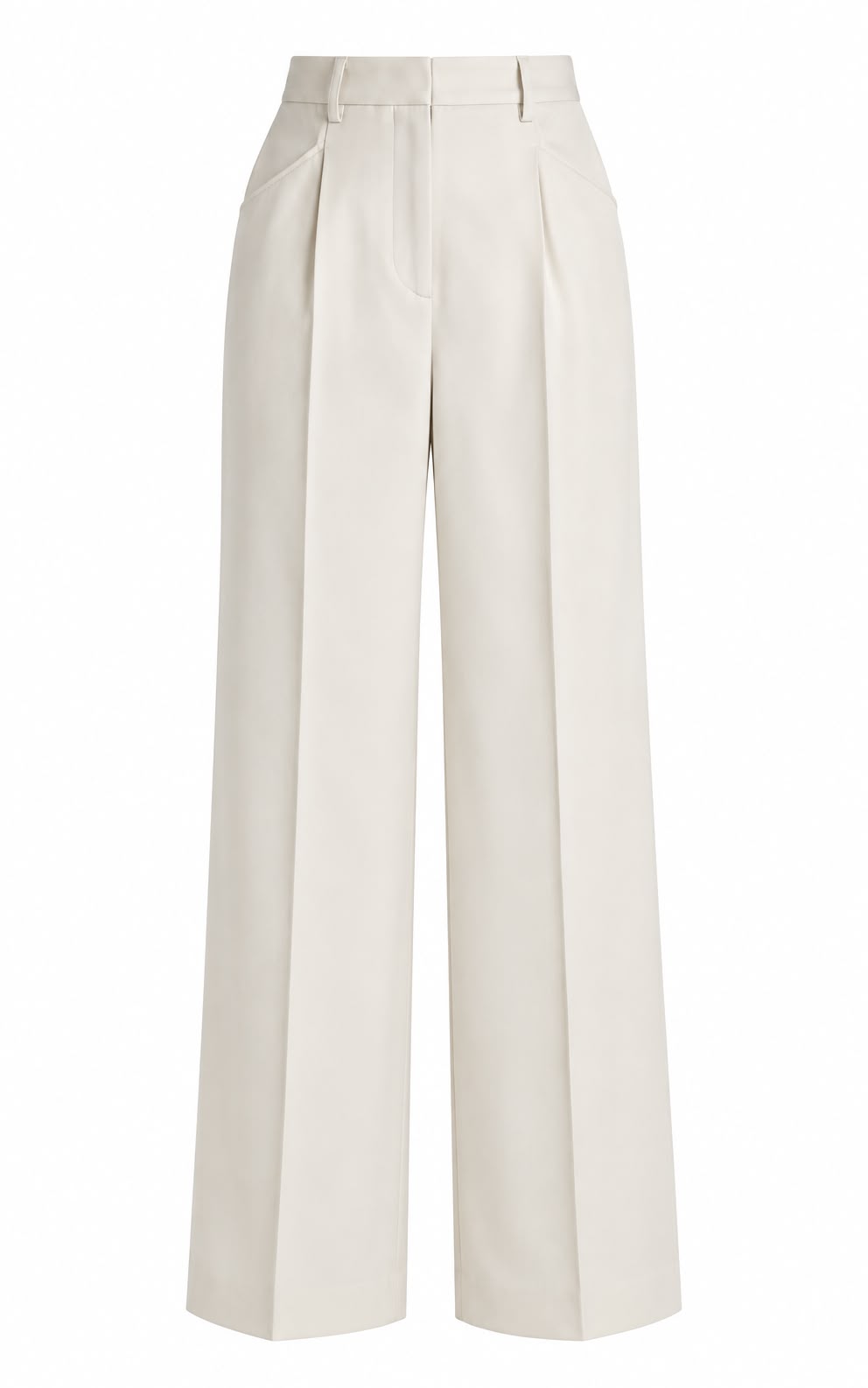 White Tailored Trousers for Women