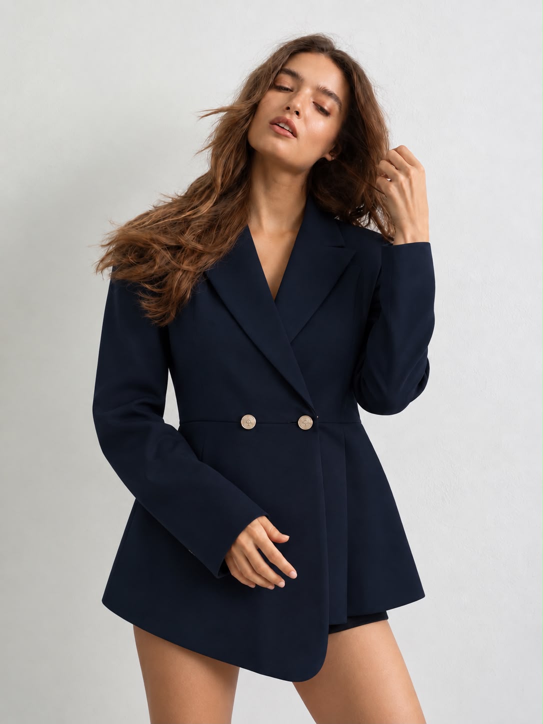 Navy Blue Blazer for Women
